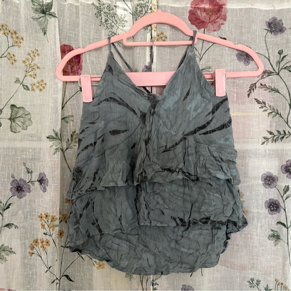 Blueish-Gray Layered Women's Top💙